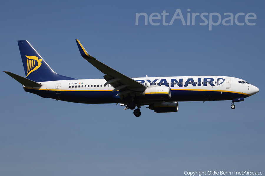 Ryanair Boeing 737-8AS (EI-DHE) | Photo 164578