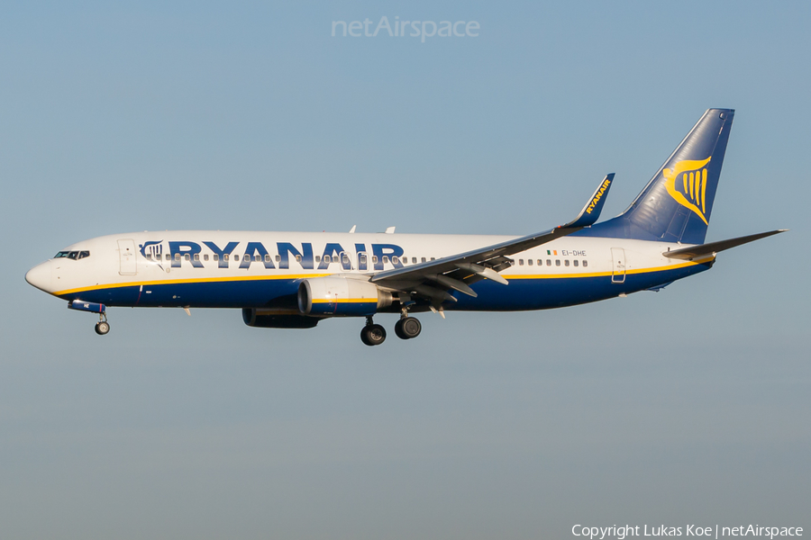 Ryanair Boeing 737-8AS (EI-DHE) | Photo 221479