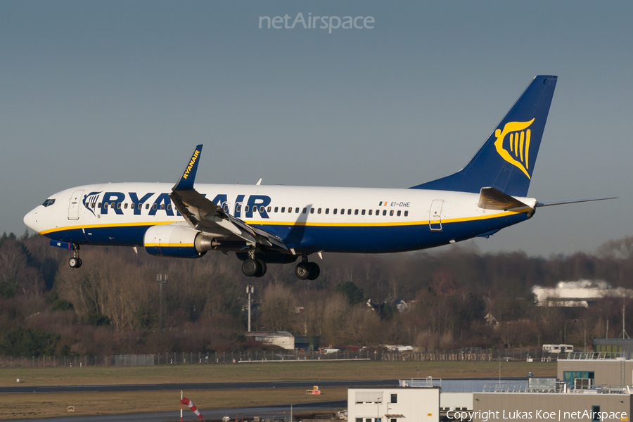 Ryanair Boeing 737-8AS (EI-DHE) | Photo 224453