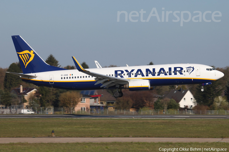 Ryanair Boeing 737-8AS (EI-DHE) | Photo 314050