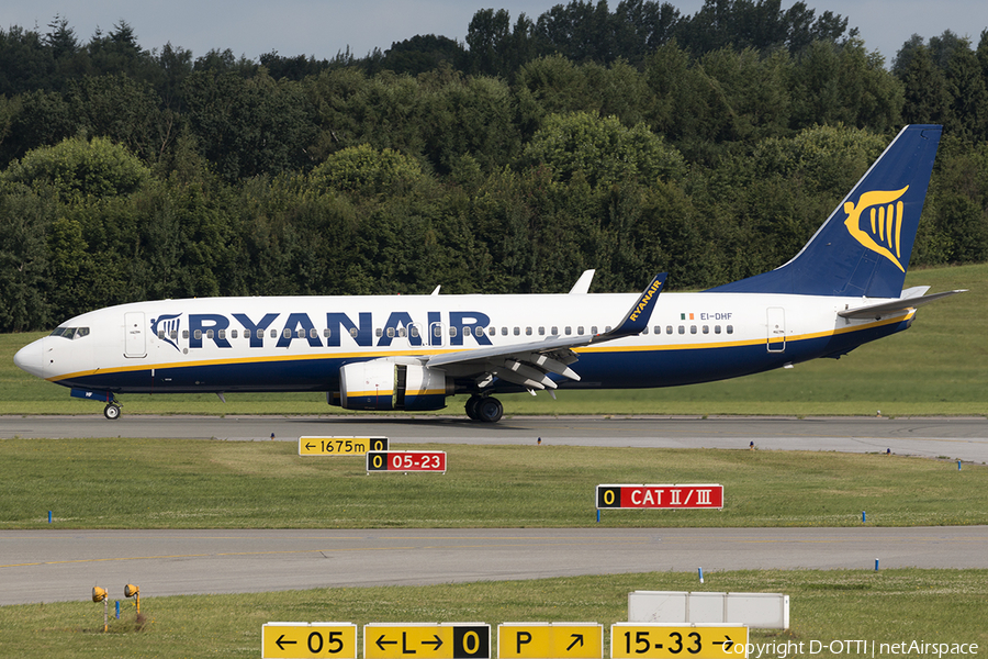 Ryanair Boeing 737-8AS (EI-DHF) | Photo 584835