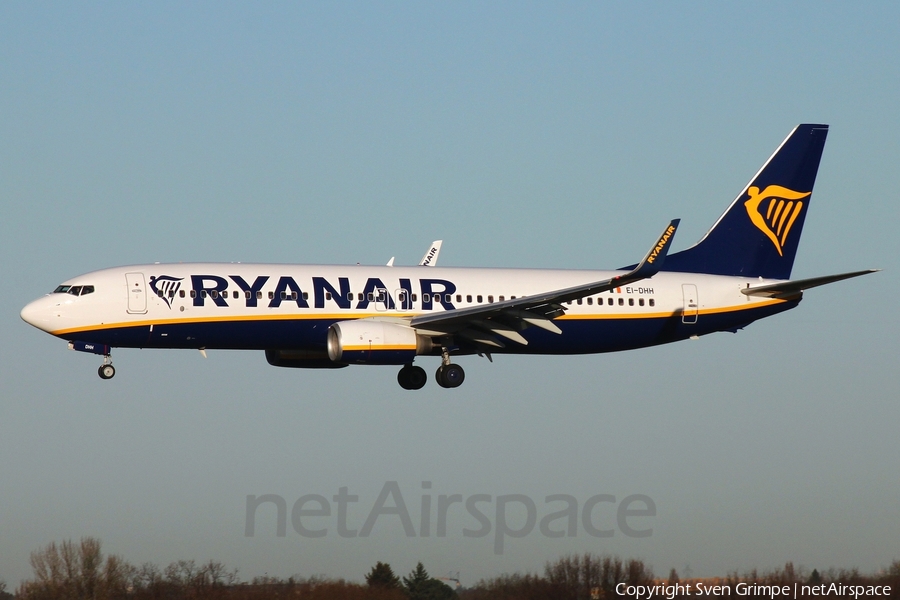 Ryanair Boeing 737-8AS (EI-DHH) | Photo 489739