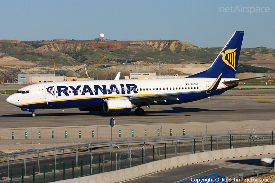 Ryanair Boeing 737-8AS (EI-DHI) | Photo 44804