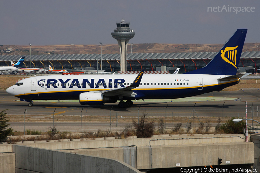 Ryanair Boeing 737-8AS (EI-DHO) | Photo 52075