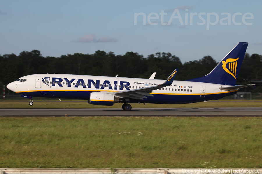 Ryanair Boeing 737-8AS (EI-DHR) | Photo 324145