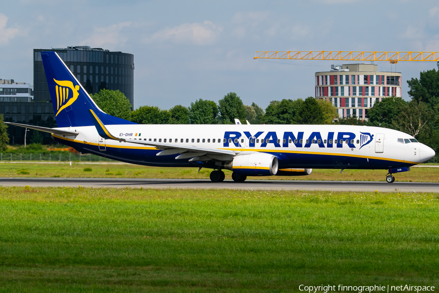 Ryanair Boeing 737-8AS (EI-DHR) | Photo 466275