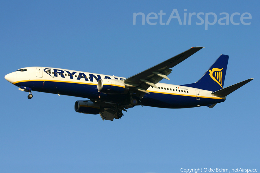 Ryanair Boeing 737-8AS (EI-DHR) | Photo 75652