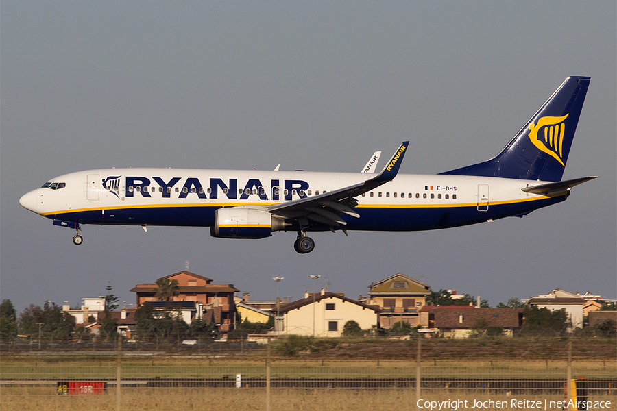 Ryanair Boeing 737-8AS (EI-DHS) | Photo 163323