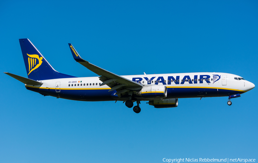 Ryanair Boeing 737-8AS (EI-DHS) | Photo 241967