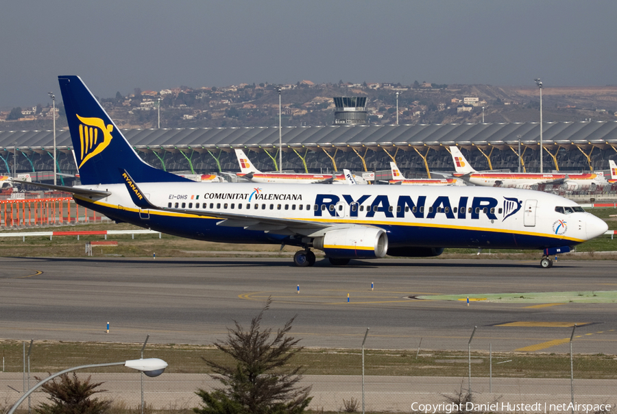 Ryanair Boeing 737-8AS (EI-DHS) | Photo 544344
