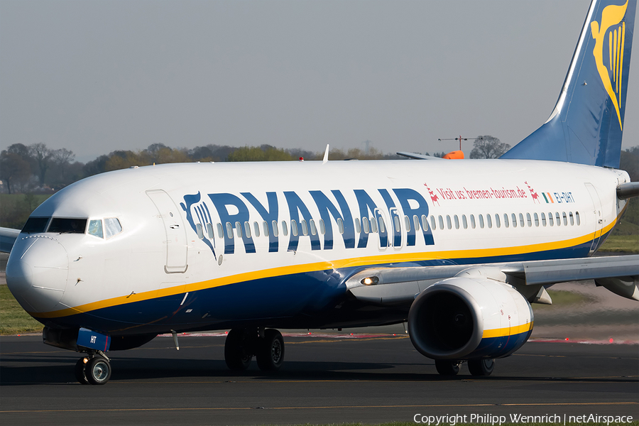 Ryanair Boeing 737-8AS (EI-DHT) | Photo 155250