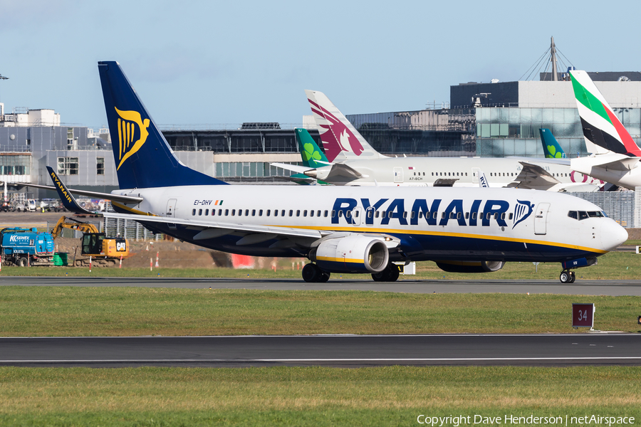 Ryanair Boeing 737-8AS (EI-DHV) | Photo 298900