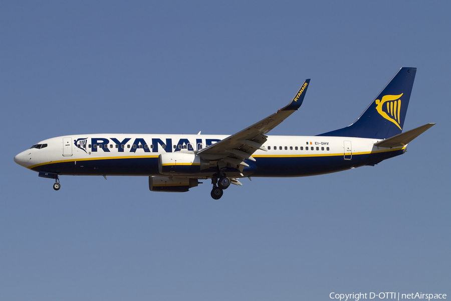 Ryanair Boeing 737-8AS (EI-DHV) | Photo 415670