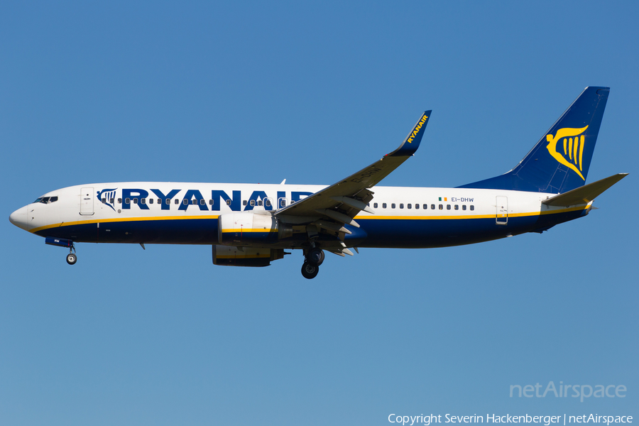 Ryanair Boeing 737-8AS (EI-DHW) | Photo 250255