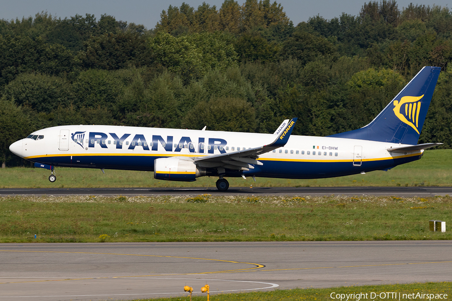 Ryanair Boeing 737-8AS (EI-DHW) | Photo 184895