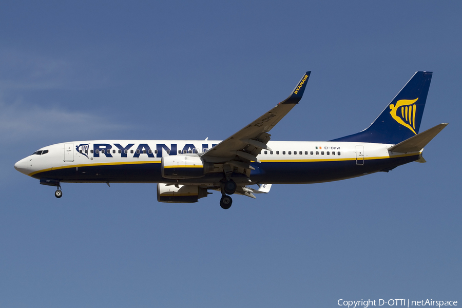 Ryanair Boeing 737-8AS (EI-DHW) | Photo 414830