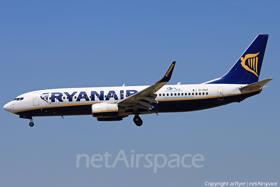 Ryanair Boeing 737-8AS (EI-DHX) | Photo 226928