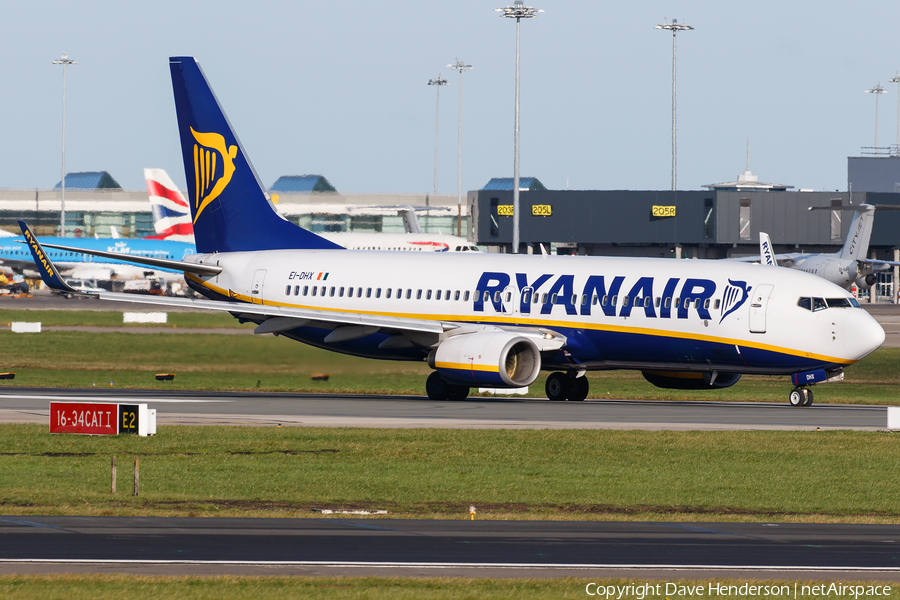 Ryanair Boeing 737-8AS (EI-DHX) | Photo 207148
