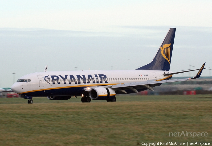 Ryanair Boeing 737-8AS (EI-DHX) | Photo 24428