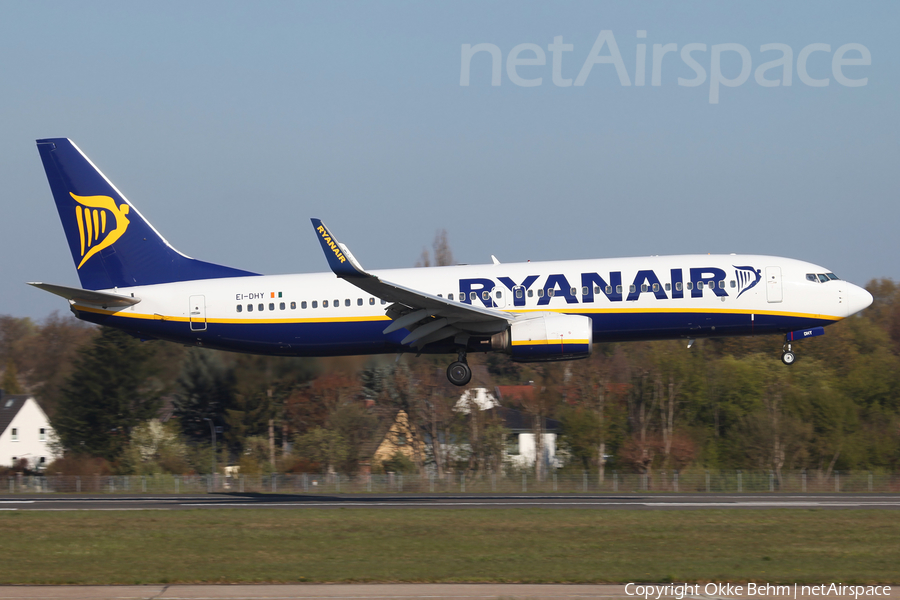 Ryanair Boeing 737-8AS (EI-DHY) | Photo 314051