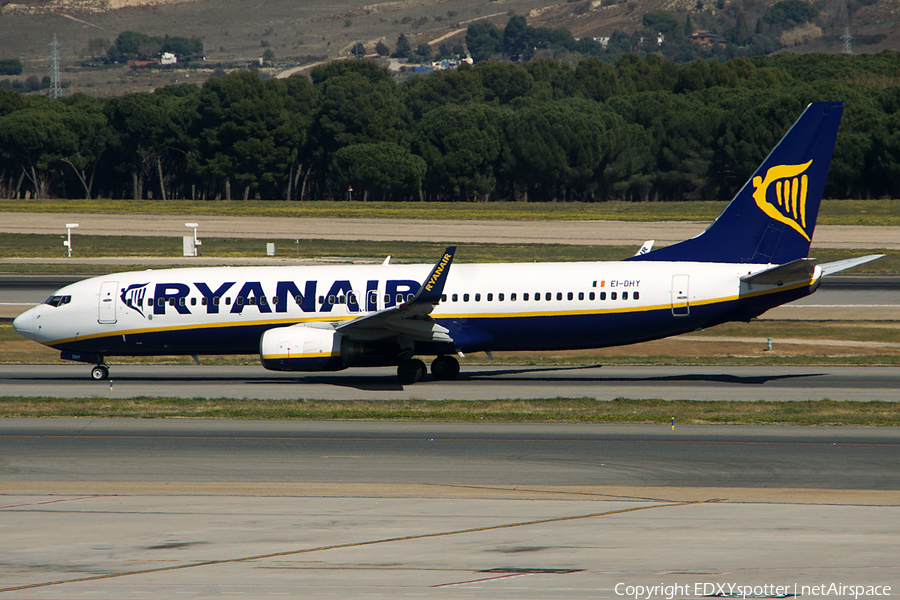 Ryanair Boeing 737-8AS (EI-DHY) | Photo 310459