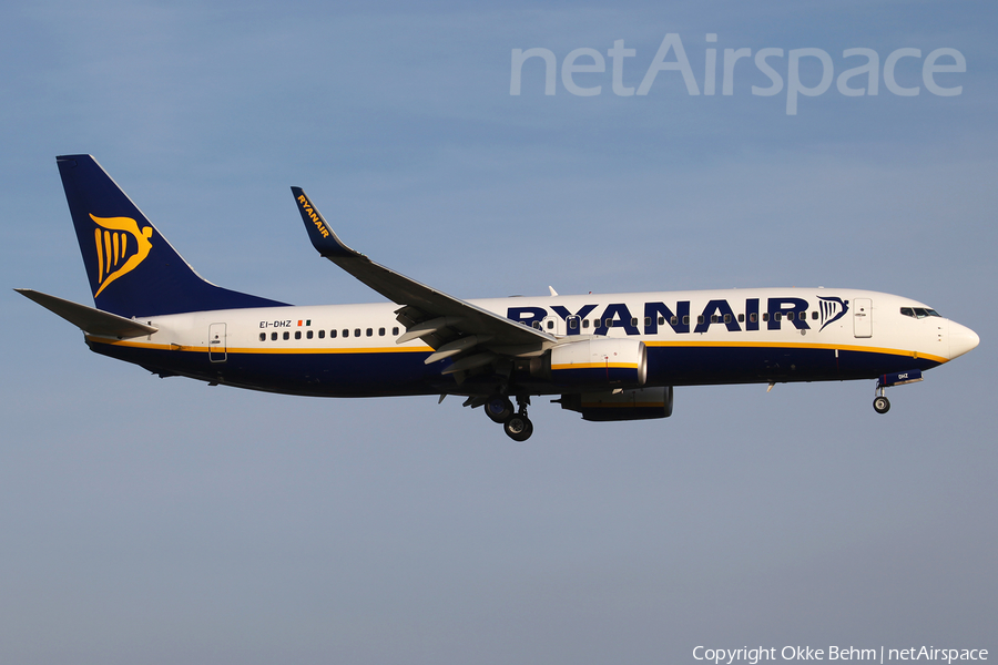 Ryanair Boeing 737-8AS (EI-DHZ) | Photo 184087
