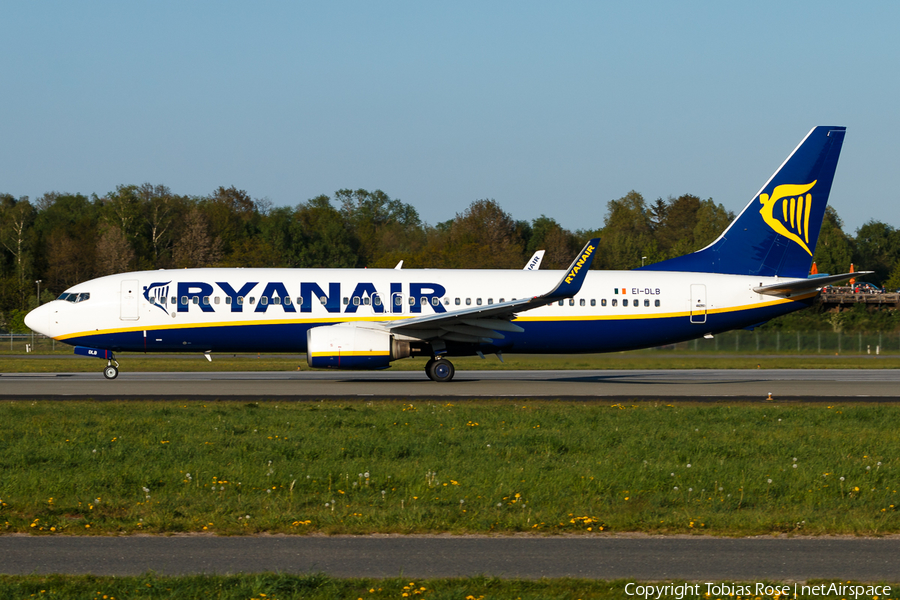Ryanair Boeing 737-8AS (EI-DLB) | Photo 324050