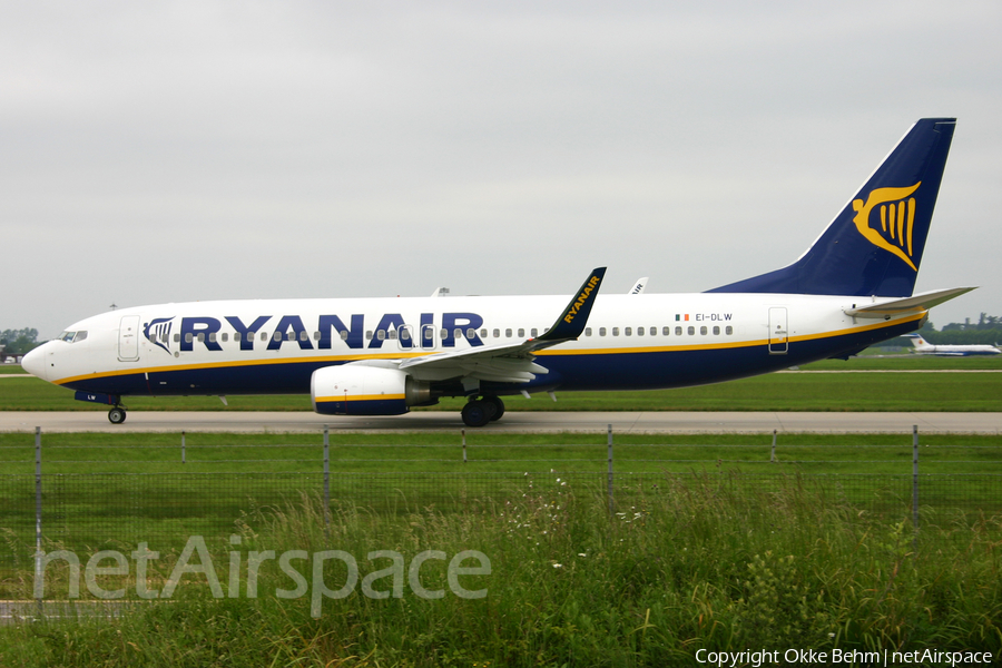Ryanair Boeing 737-8AS (EI-DLW) | Photo 244419