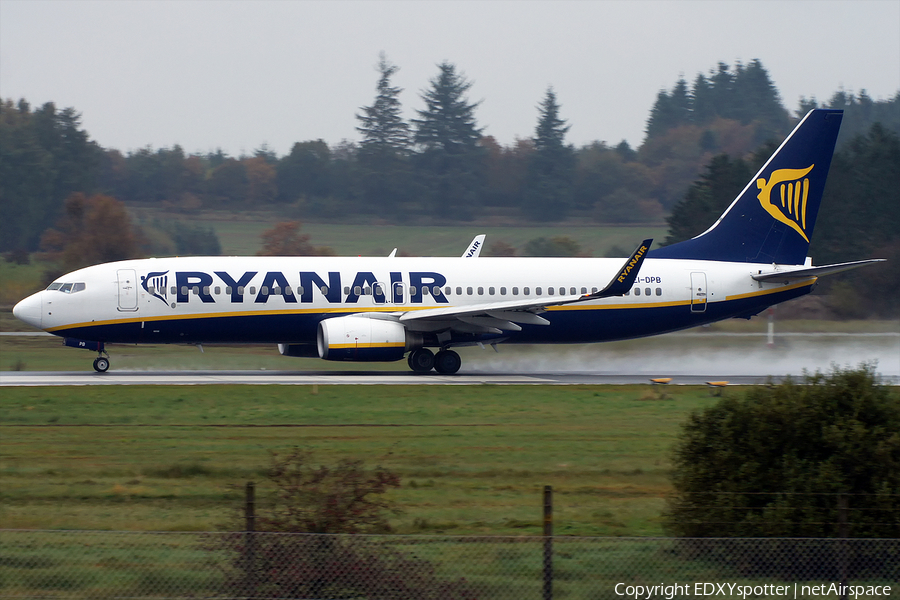 Ryanair Boeing 737-8AS (EI-DPB) | Photo 279888