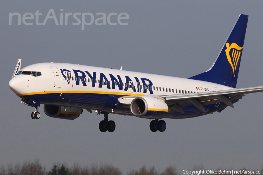 Ryanair Boeing 737-8AS (EI-DPC) | Photo 157927