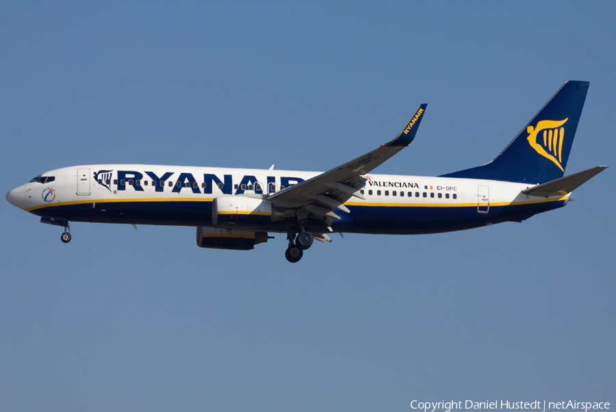 Ryanair Boeing 737-8AS (EI-DPC) | Photo 544343