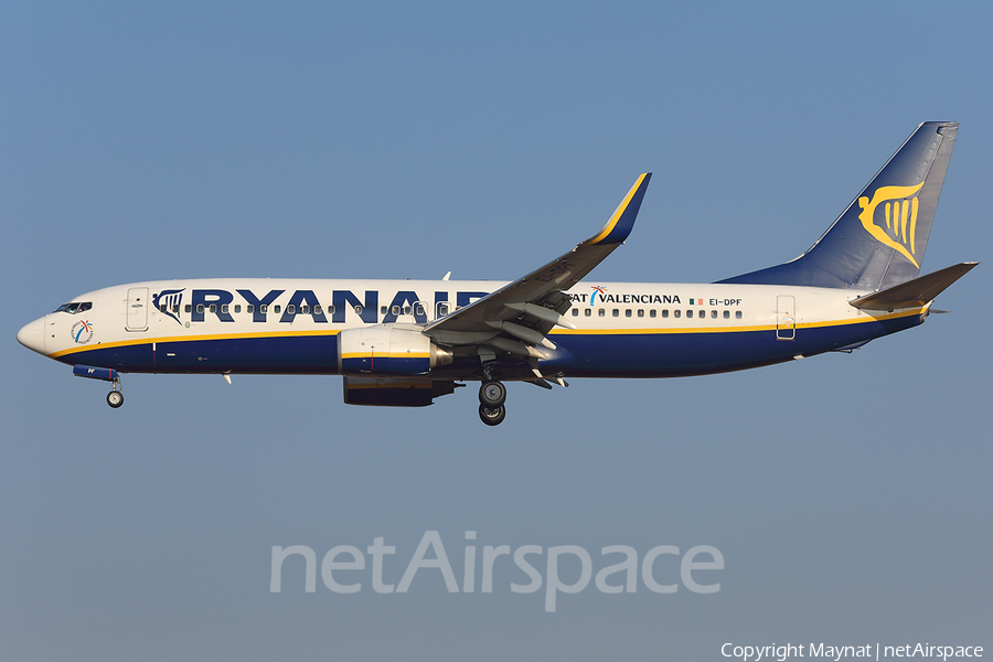 Ryanair Boeing 737-8AS (EI-DPF) | Photo 394986