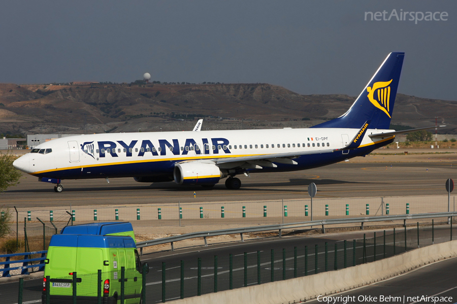 Ryanair Boeing 737-8AS (EI-DPF) | Photo 52076