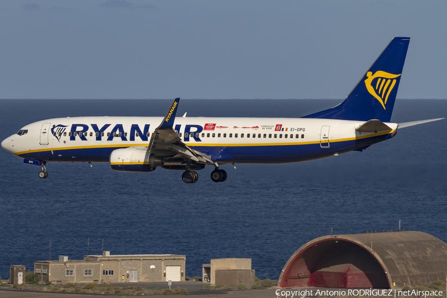 Ryanair Boeing 737-8AS (EI-DPG) | Photo 152482