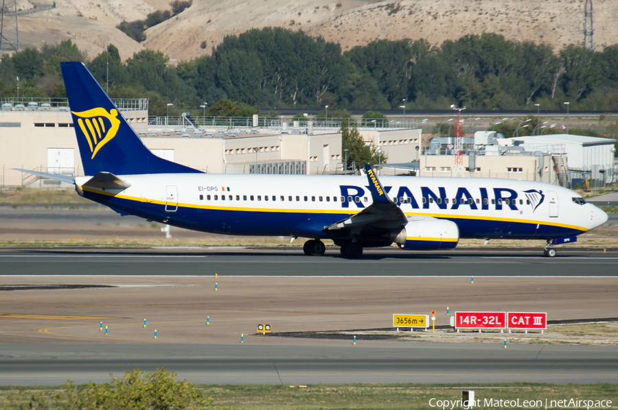 Ryanair Boeing 737-8AS (EI-DPG) | Photo 350535