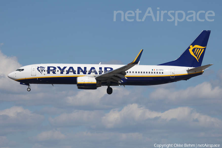 Ryanair Boeing 737-8AS (EI-DPH) | Photo 324146