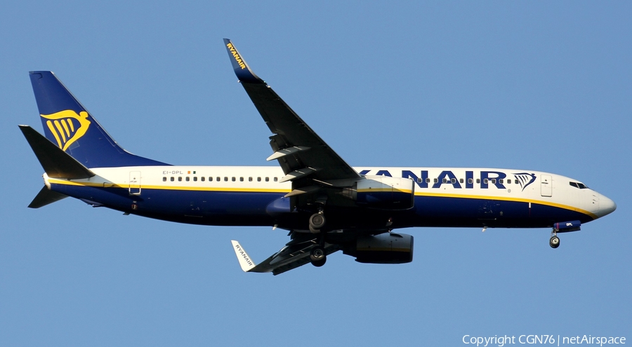 Ryanair Boeing 737-8AS (EI-DPL) | Photo 520618