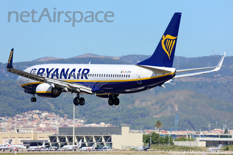 Ryanair Boeing 737-8AS (EI-DPR) | Photo 222840