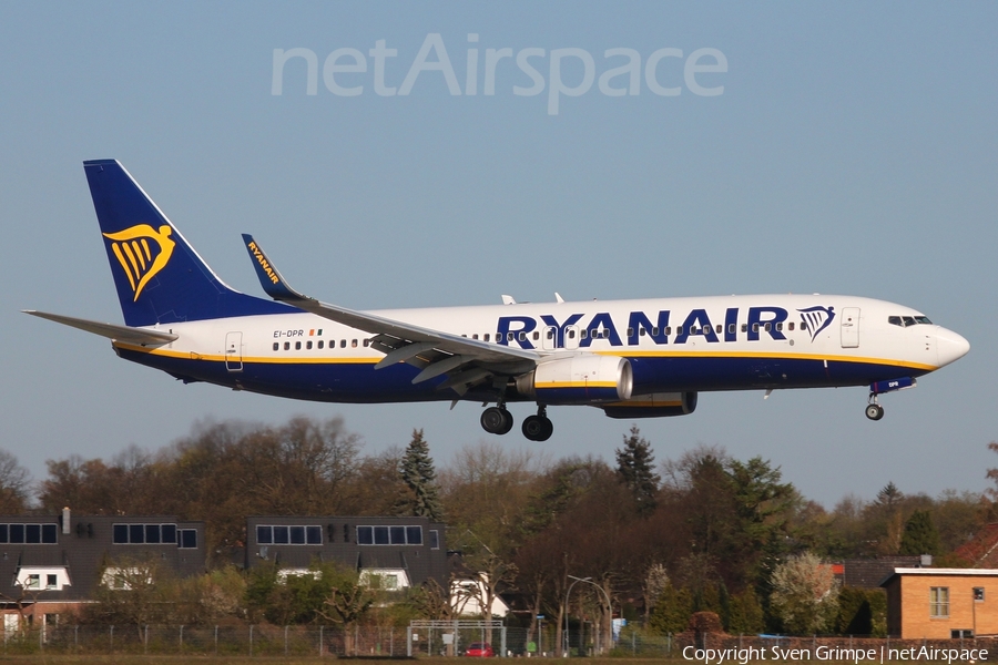 Ryanair Boeing 737-8AS (EI-DPR) | Photo 505741
