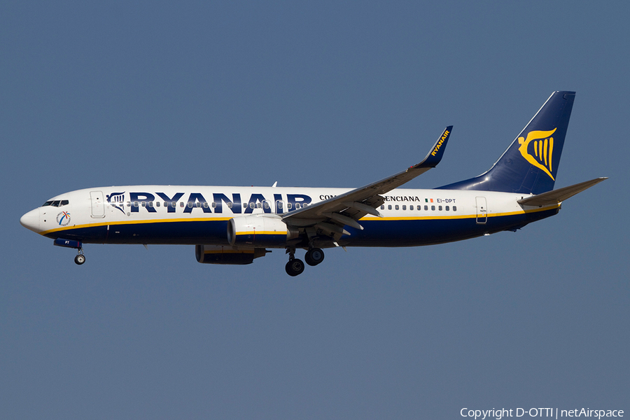 Ryanair Boeing 737-8AS (EI-DPT) | Photo 370551