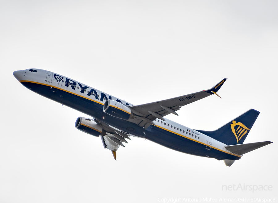 Ryanair Boeing 737-8AS (EI-DPV) | Photo 638904