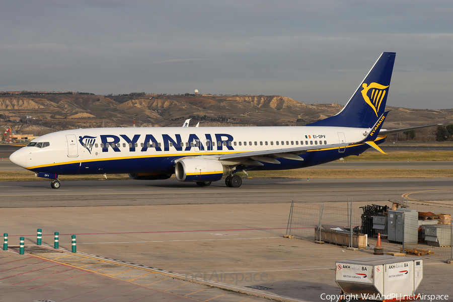 Ryanair Boeing 737-8AS (EI-DPV) | Photo 674039