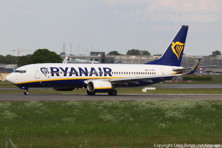 Ryanair Boeing 737-8AS (EI-DPX) | Photo 164579