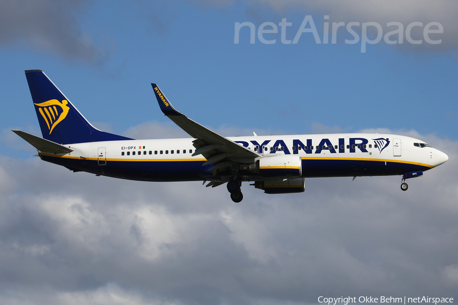 Ryanair Boeing 737-8AS (EI-DPX) | Photo 172141