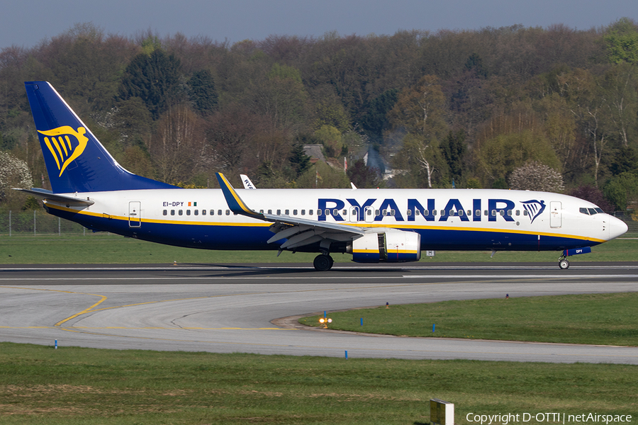 Ryanair Boeing 737-8AS (EI-DPY) | Photo 239152