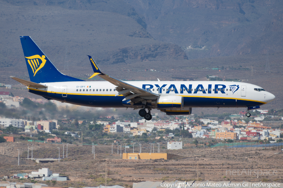 Ryanair Boeing 737-8AS (EI-DPY) | Photo 648139