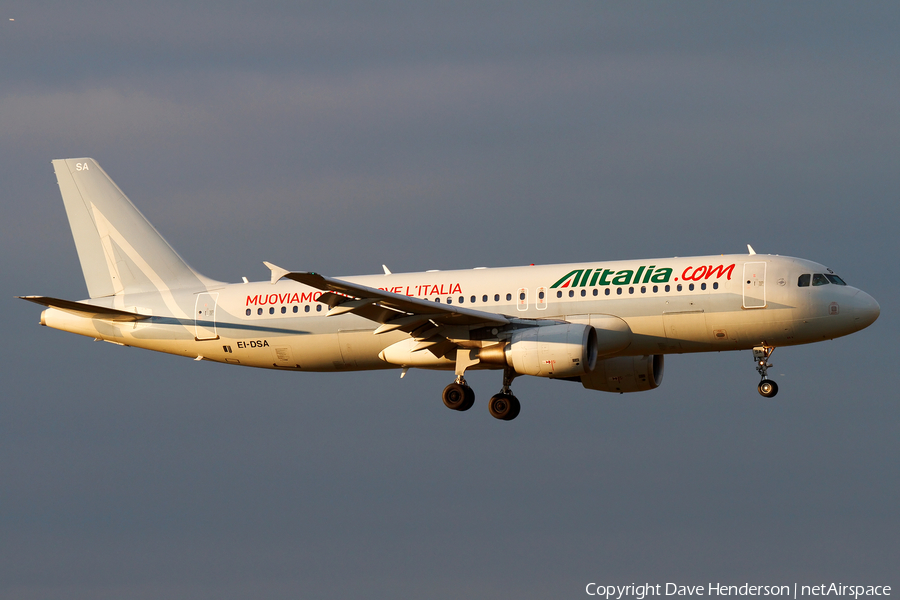 Alitalia Airbus A320-214 (EI-DSA) | Photo 21500