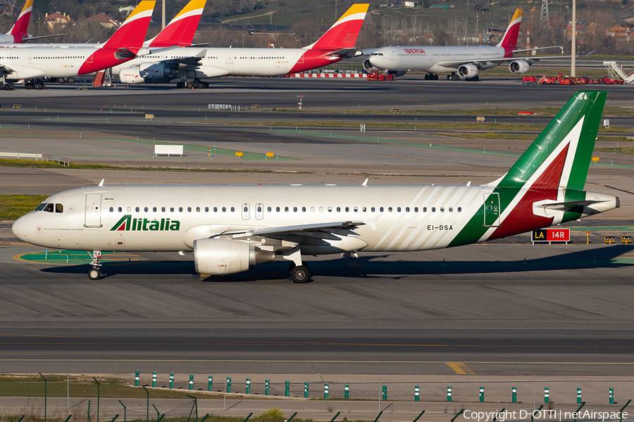 Alitalia Airbus A320-214 (EI-DSA) | Photo 375054