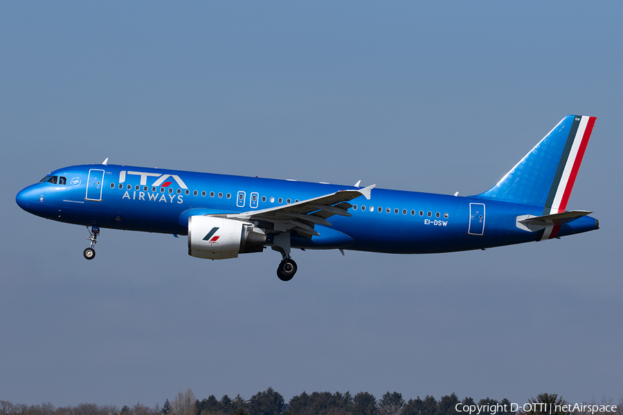 ITA Airways Airbus A320-216 (EI-DSW) | Photo 500906