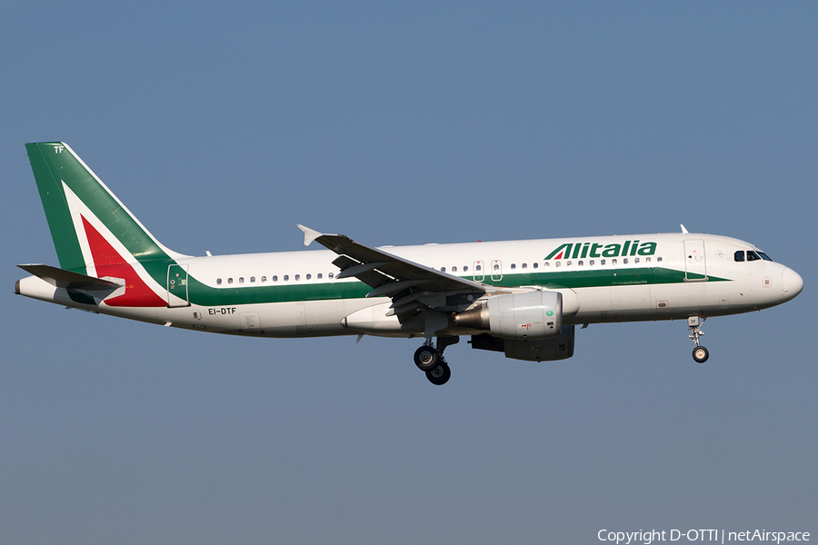 Alitalia Airbus A320-216 (EI-DTF) | Photo 527189